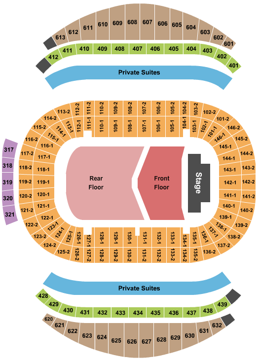 Accor Stadium Oasis Seating Chart